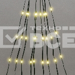 Гирлянда светодиодная из росы с макушкой на елку 9 нитей х 2м, 200LED, эффект водопада, теплый белый цвет, 230В NEON-NIGHT, фото4