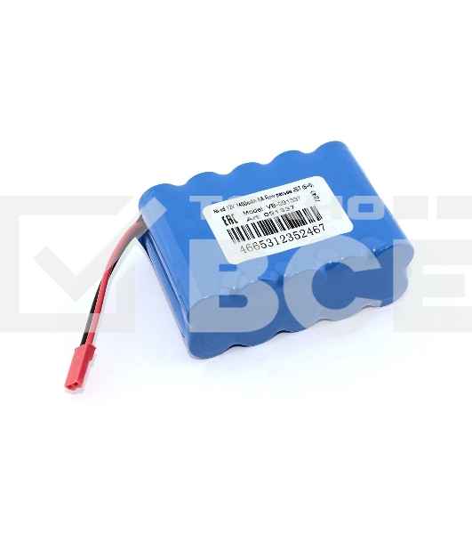 Аккумулятор Ni-cd 12V 1400mAh AA Row разъем JST (4+4)