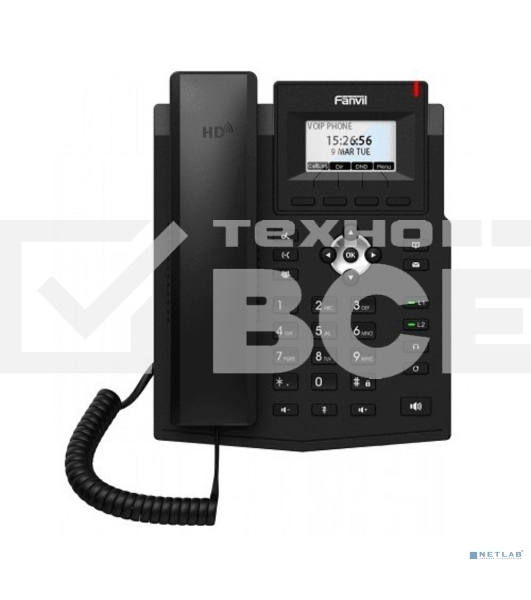 Телефон IP Fanvil X3SG Lite черный