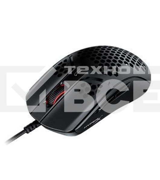 Мышь проводная HyperX Pulsefire Haste черный, 16000 dpi, USB, кнопки - 6