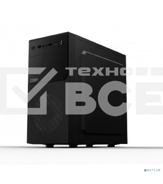 Компьютерный корпус mATX Minitower RD850, c БП PSU-ATX450-12EC, 2*USB 2.0, HD Audio+Mic, Black CBR PCC-MATX-RD850-450W