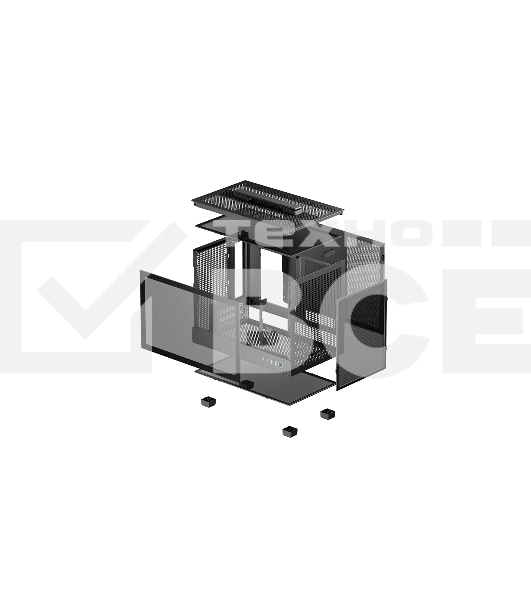 Компьютерный корпус ПК без блока питания Deepcool Case CH160 Black