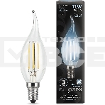 Лампа филам. Gauss Filament 11Вт цок.:E14 свеча 220B св.свеч.бел.нейт. CF35 (упак.:10шт) (104801211), фото7