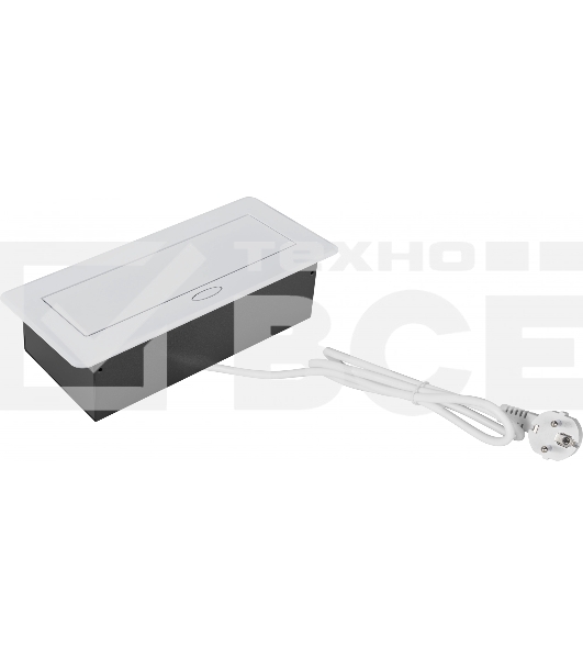 Розетка Cactus CS-SOCKET-EU/USBA-WH для столешницы белый
