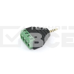 Сборный штекер microJack 2.5 мм 3 канала, фото2