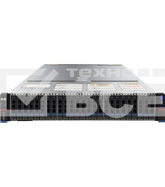 Серверная платформа/ Gooxi SL201-D24R-NV-G4 2u 24bay server with NVME bp,based on rapid sapphire, cooler 350W 2xPCIe 5.0x16; 4xPCIe 4.0x8 2x 2.5