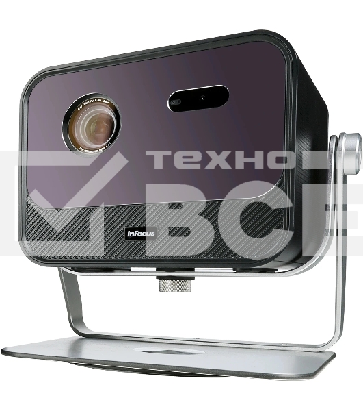 LED проектор InFocus IN3038SL Crusader Grandmaster с подставкой DLP, 1200 lm, FullHD, (1.2:1), HDMI 2.0 (eARC) 2x USB-A 2.0), AUX, SPDIF, RJ45 (LAN), Bluetooth 5.1/BLE, wi-fi 2.4/5GHz, 2х20W Dolby Audio, до 25000ч., 2.36 кг