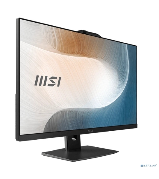 Моноблок MSI Modern AM272P 1M AiO 27' FHD (1920x1080)IPS AG Non-touch, Core i3-100U (1.2GHz), 8Gb DDR5(1x8GB),256Gb SSD M.2,Intel UHD,WiFi,BT,camera,WirelessKB&mouse Eng/Rus,NoOS,1y war-ty,черный (9S6-AF8231-1035)