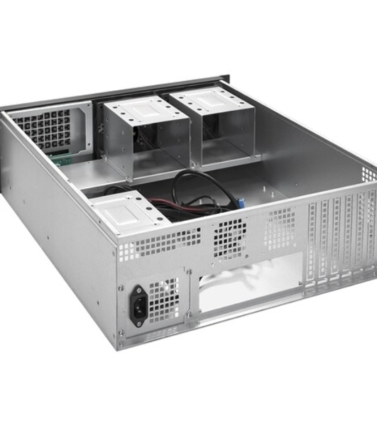 Серверный корпус ExeGate EX293922RUS Pro 3U450-09 (RM 19', высота 3U, глубина 450, БП 1100ADS, USB)