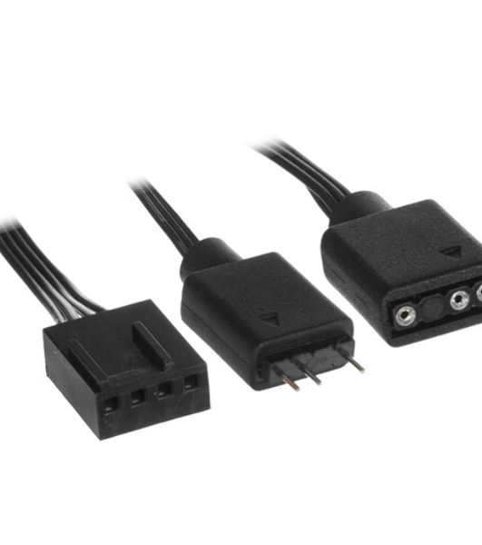 Вентилятор для корпуса PCCooler EF120 ARGb черный, 120 мм, 1500 об/мин, 25.7 дБ, 4 pin