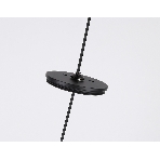 A2652 BK черный крепеж трековый подвесной для корпуса DIY D60mm 240*42*25 H1500, фото3