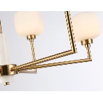 Люстра Ambrella light LH53015/6 BS/FR латунь/белый матовый G9*6 max 40W D690*680, фото6