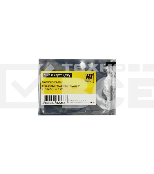 Чип Hi-Black к картриджу Kyocera ECOSYS M5521cdw/P5021cdw/P5021cdn(TK-5220), C, 1,2K