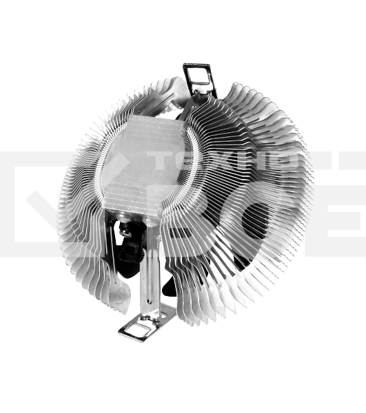 Кулер Cooler ID-Cooling DK-01S серебристый/черный 80мм алюминий 2200rpm 24db 3-pin 65W