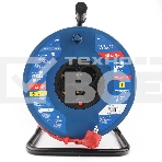 Удл. на пласт. катушке “Power Cube” IP20 16А 40м ПВС 3*1,5мм2 4 роз. с/з, фото 1