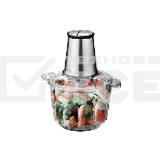 Измельчитель Centek CT-1395 Сталь <600Вт> 2 скорости, стеклянная чаша 2,0л, разборные ножи, 4 лезвия, фото2