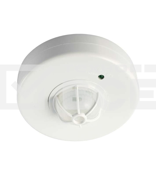 Датчик движения PMS-IR 024 1200Вт 360град. 2-6м IP20 WH JazzWay 5012974