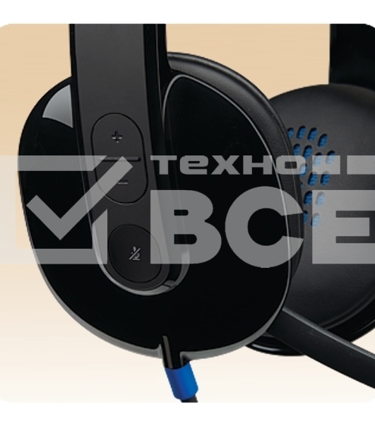 Гарнитура проводная Logitech H540 USB (981-000480)