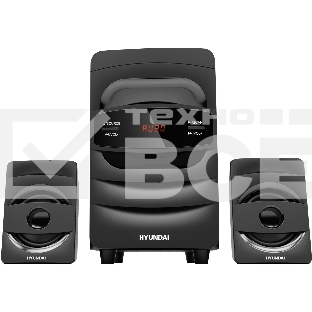 Микросистема Hyundai H-MS1404 черный 30Вт FM USB BT SD