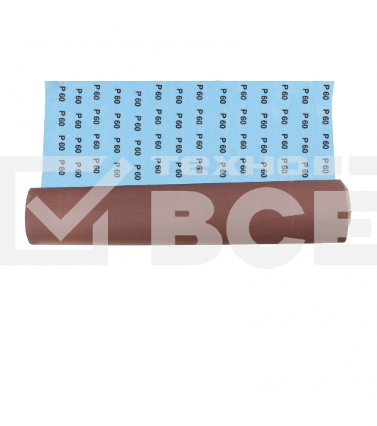 Шкурка на тканевой основе Matrix, P 60, 1000 мм х 20 м, водостойкая