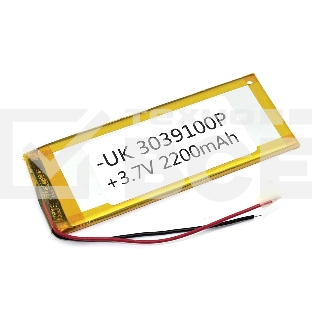 Аккумулятор Li-Pol (батарея) 3*39*100мм 2pin 3.7V/2200mAh