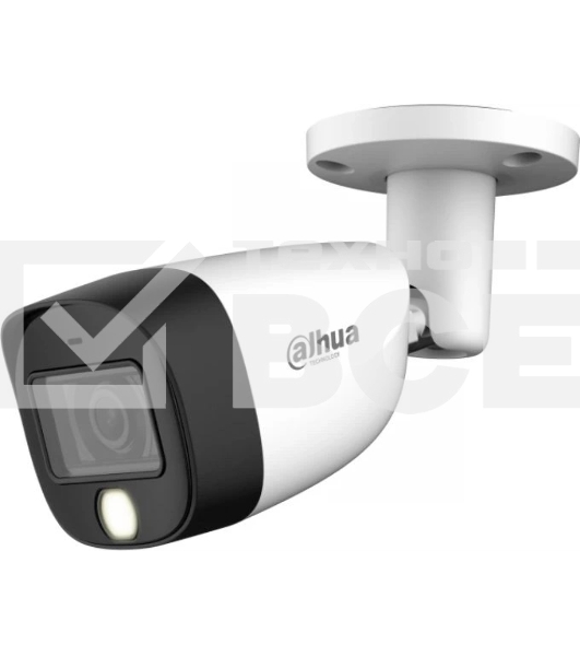 Камера видеонаблюдения аналоговая Dahua DH-HAC-HFW1200CMP-IL-A-0280B-S6 2.8-2.8мм HD-CVI HD-TVI цв. корп.:белый (DH-HAC-HFW1200CMP-IL-A-0280B)