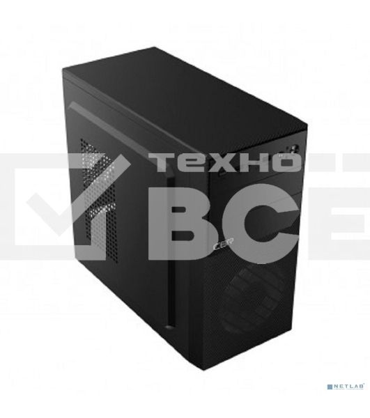 Компьютерный корпус mATX Minitower RD850, c БП PSU-ATX450-12EC, 2*USB 2.0, HD Audio+Mic, Black CBR PCC-MATX-RD850-450W
