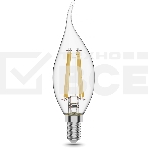 Лампа филам. Gauss Filament 11Вт цок.:E14 свеча 220B св.свеч.бел.нейт. CF35 (упак.:10шт) (104801211), фото6