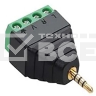 Сборный штекер microJack 2.5 мм 3 канала