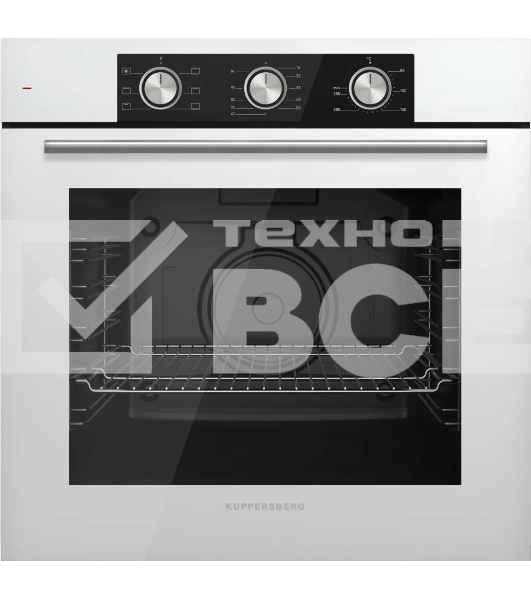 Встраиваемый духовой шкаф Kuppersberg/ 60 см, 80 л, High-Tech, 6 режимов, белый цвет