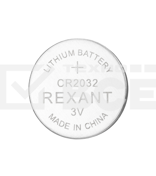 Батарейка литиевая Rexant CR2032 3В блистер 5 шт.
