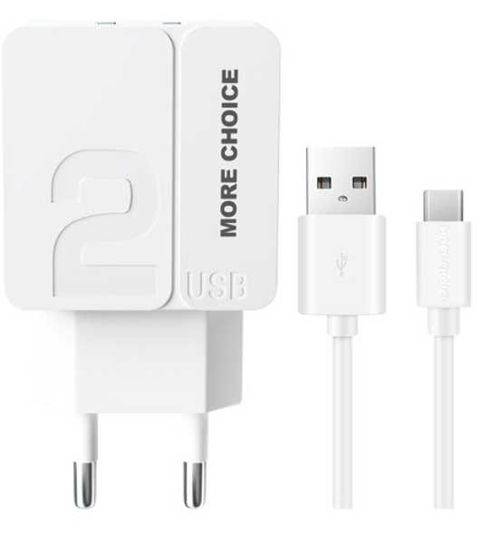 Сетевое зарядное устройство MORE CHOICE (4620202553492) NC67a СЗУ 1Type-C 3.0A PD 20W, черный