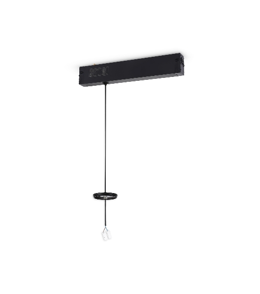 A2652 BK черный крепеж трековый подвесной для корпуса DIY D60mm 240*42*25 H1500