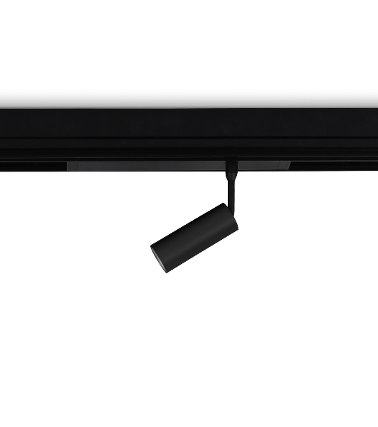 Управляемый светодиодный светильник для шинопровода Magnetic Ambrella light GL1202 BK черный IP20 7W 3000K-6400K 220V 36° D35*80 (Без ПДУ)