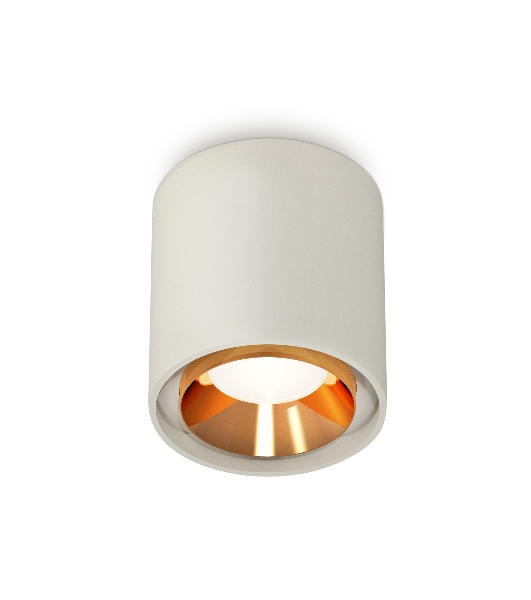 Светильник Ambrella Light XS7724004 SGR/PYG серый песок/золото желтое полированное MR16 GU5.3 (C7724, N7034)