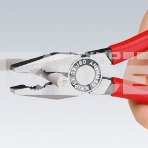 Пассатижи KNIPEX 0302180180мм ручки с двухцветными многокомпонентными чехлами, фото5