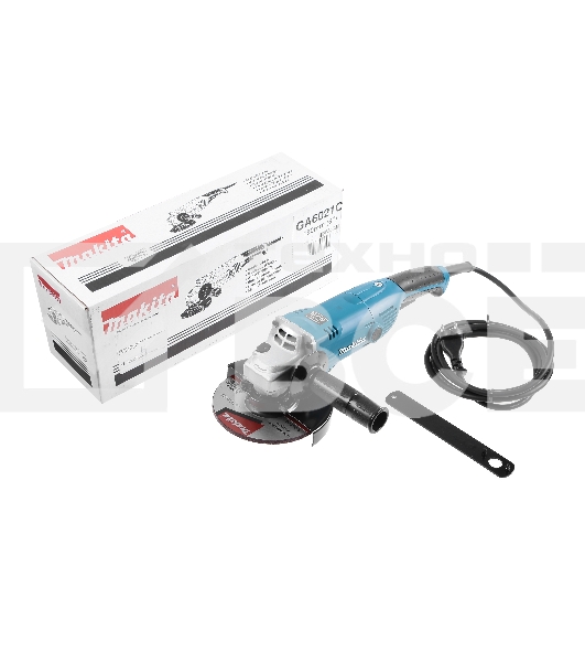 Углошлифовальная машина Makita GA6021C 1450Вт 9000об/мин рез.шпин.:M14 d=150мм