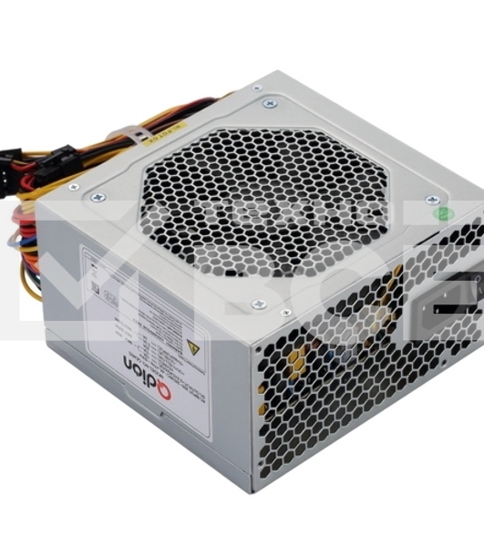 Серверный блок питания 400Вт QDION ATX 400W, 120mm, 3xSATA, 1xPCI-e, nonPFC