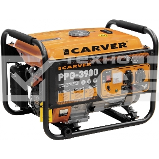 Электрогенератор бензиновый Carver PPG-3900A, 3.2 кВт, 67 дБ, 42 кг