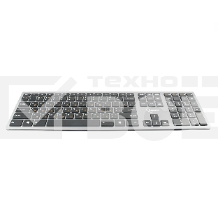 Клавиатура Gembird KBW-1 беспроводная, USB, серебристый