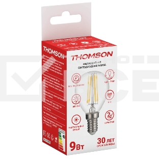 Лампа светодиодная Hiper THOMSON LED FILAMENT GLOBE 9W 900Lm E14 4500K TH-B2086