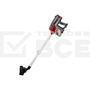 Пылесос вертикальный Centek CT-2561 красный/черный, питание от сети, 150 Вт, уборка сухая, пылесборник 0.5 л