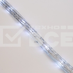 Дюралайт LED, свечение с динамикой (3W) - белый Эконом 24 LED/м , бухта 100м, фото4