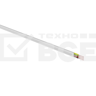 Телефонный кабель Rexant ШТЛП 4 жилы Cu, белый, 100м