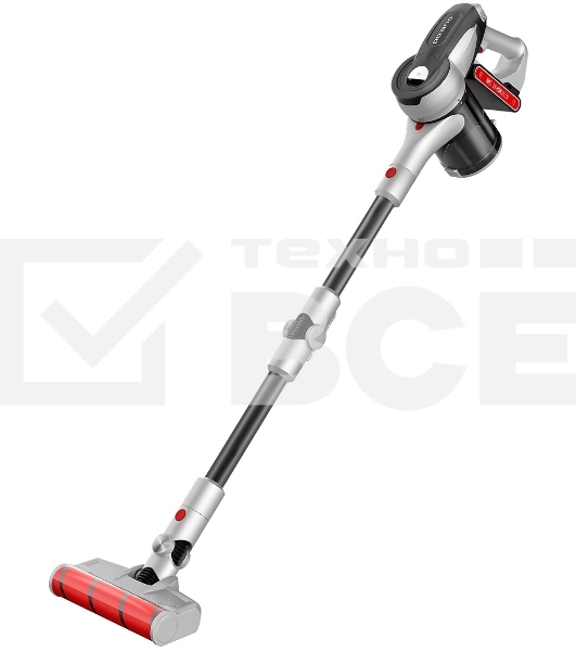 Пылесос вертикальный Polaris PVCS 5090 Clean Expert PRO серый/черный, питание от аккумулятора, 160 Вт, уборка сухая, пылесборник контейнер 0.6 л, работа от АКБ max 60 мин.