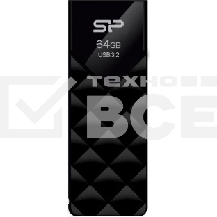 Флешка USB 64Gb Silicon Power Blaze B03, USB 3.2, черный