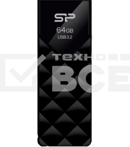 Флешка USB 64Gb Silicon Power Blaze B03, USB 3.2, черный