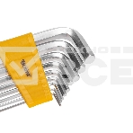 Набор ключей имбусовых HEX Kranz 2,0-12 мм, CrV, 9 шт., удлиненные, фото4