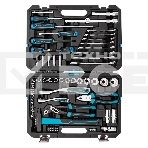 Набор инструментов Gross 76 предметов, 120 зубьев, CrV1/4, 1/2