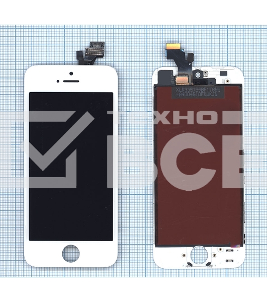 Дисплей для iPhone 5 в сборе с тачскрином (LT) белый